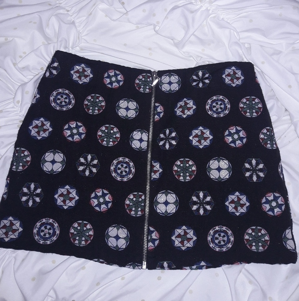 Pattern topshop skirt